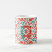Mexican Talavera: Ethnic Tile Collage. Kaffeetasse (Mittel)