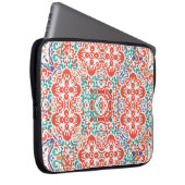 Mexican Talavera: Ethnic Tile Collage. Laptopschutzhülle (Vorne Rechts)