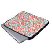 Mexican Talavera: Ethnic Tile Collage. Laptopschutzhülle (Vorne Knopf)