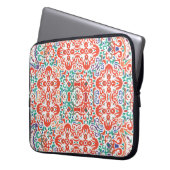 Mexican Talavera: Ethnic Tile Collage. Laptopschutzhülle (Vorderseite Links)