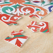 Mexican Talavera: Ethnic Tile Collage. Puzzle (Seite)