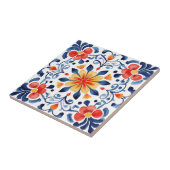 Mexican Talavera Hacienda Style Bright Tile Fliese (Seite)