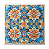 Mexican Talavera Keramik Tile Collection Fliese (Vorderseite)