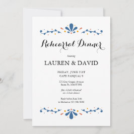 Mexican Talavera Probe Dinner Einladung