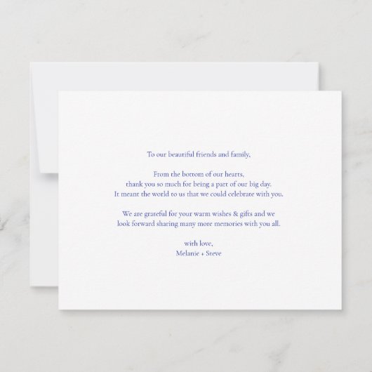 Mexican Talavera Spanish Wedding Danke (Rückseite)