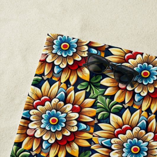 Mexican Talavera Strandtuch (Beispiel)