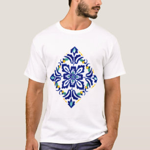Mexican Talavera Terracotta Tile Design Nr. 10 T-Shirt