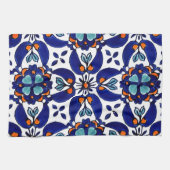 Mexican Talavera Terracotta Tile Design Nr. 1 Geschirrtuch (Horizontal)