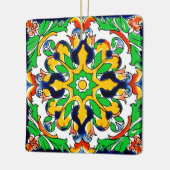 Mexican Talavera Terracotta Tile Design Nr. 4 Keramikornament (Links)