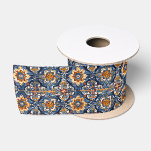 Mexican Talavera Tile Fiesta Spanisch Satinband