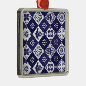 Mexican Talavera Tile Keramik Ornament Aus Metall (Rechts)