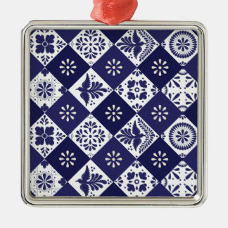 Mexican Talavera Tile Keramik Ornament Aus Metall