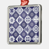 Mexican Talavera Tile Keramik Ornament Aus Metall (Links)