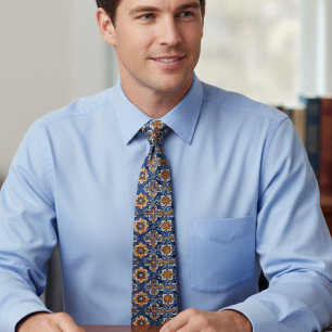 Mexican Talavera Tile Pottery Fiesta Spanisch Krawatte