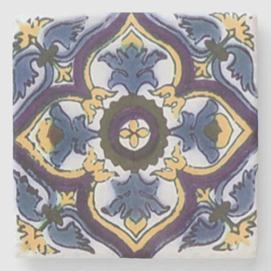Mexican Talavera Tile Style Untersetzer (Vorderseite)