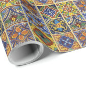 Mexican Talavera Tiles Geschenkpapier (Rolleneckpunkt)