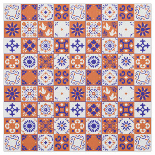 Mexican Talavera Tiles Stoff