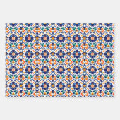 Mexican Talavera Wrapping Paper Geschenkpapier Set (Vorderseite 2)