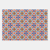 Mexican Talavera Wrapping Paper Geschenkpapier Set (Vorderseite)