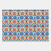 Mexican Talavera Wrapping Paper Geschenkpapier Set (Vorderseite)