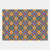 Mexican Talavera Wrapping Paper Geschenkpapier Set (Vorderseite 3)