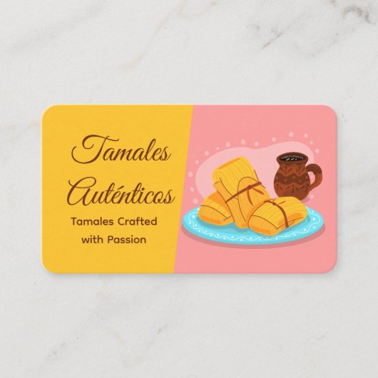 Mexican Tamales Visitenkarte (Vorderseite)