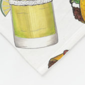 Mexican Tex Mex Food Taco Enchilada Chimichanga Fleecedecke (Ecke)