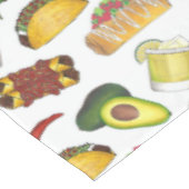Mexican Tex Mex Food Taco Enchilada Chimichanga Tischdecke (Schrägansicht)
