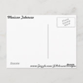 Mexican Tuberose # 1 Postkarte (Rückseite)