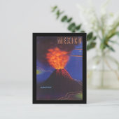 Mexican Volcano Postcard Postkarte (Stehend Vorderseite)