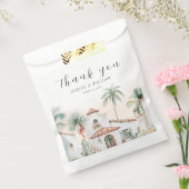 Mexican Watercolor Palm Tree Vielen Dank Geschenktütchen (Versiegelt)