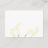 Mexican Wedding Calla Lily Romantic Boda Details Begleitkarte (Rückseite)