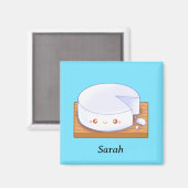 Mexican White Cheese Queso Fresco Magnet (Vorderseite/Rückseite)