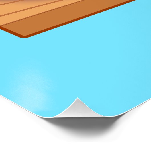 Mexican White Cheese Queso Fresco Poster (Ecke)