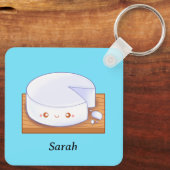 Mexican White Cheese Queso Fresco Schlüsselanhänger (Rückseite)