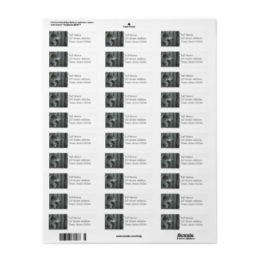 Mexican Wolf Mailing Label (Vorne)