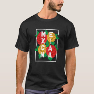 Mexicana Blume Kulturerbe Traditionelle Kultur T-Shirt