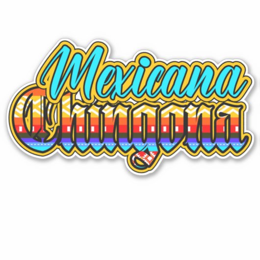 Mexicana Chicana Sticker (Vorderseite)