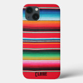 mexicanischer mexico Name poncho Deckenhintergrund Case-Mate iPhone Hülle (Rückseite)
