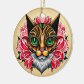 MexiCat: Eine Tiger-Geschichte in Folk Art Keramik Ornament (Links)