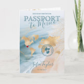 Mexico 50 und fabulous Birthday Passport Karte (Vorderseite)