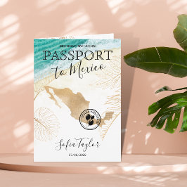 Mexico 50 und fabulous Birthday Passport Karte Inv