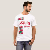 Mexico ASPIRE HIGHER Christliche Schrift T-Shirt (Vorne ganz)