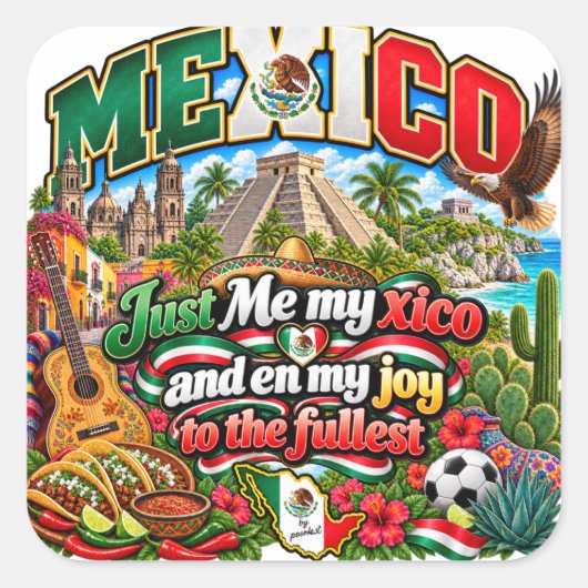 Mexico Aufkleber (Vorderseite)