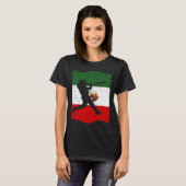 Mexico Baseball Flag for Mexican Baseball Fans Vin T-Shirt (Vorne ganz)