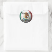 Mexico Baseball Runder Aufkleber (Tasche)