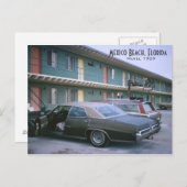 Mexico Beach, Florida 1969 Retro Motel Postcard Postkarte (Vorne/Hinten)