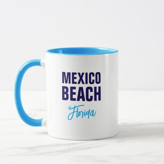 Mexico Beach Florida Kaffeetasse (Links)