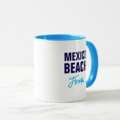 Mexico Beach Florida Kaffeetasse (VorderseiteRechts)