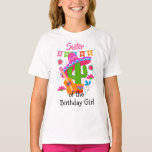 Mexico Birthday Girl Fiesta | Mexico Sister T-Shirt<br><div class="desc">Feiern Sie Geburtstag mit diesem besonderen T - Shirt,  dem besonderen und personalisierten Design</div>